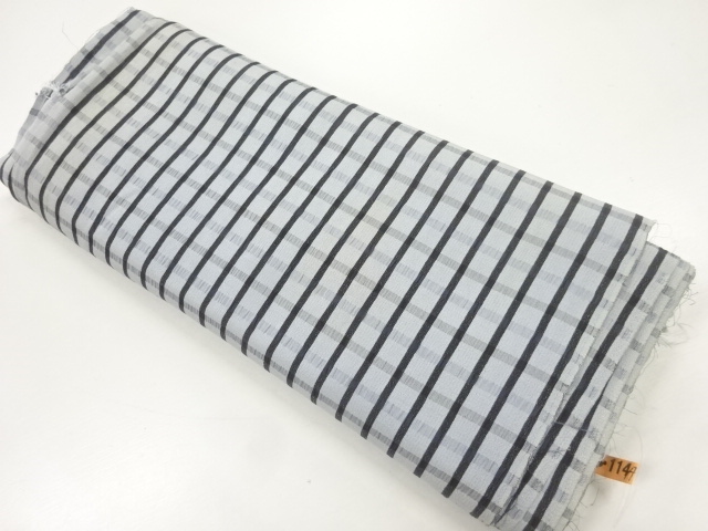 JAPANESE KIMONO / ARAIHARI FOR KIMONO / WOVEN GRID